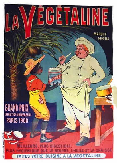Advertisement for Végétaline, around 1900